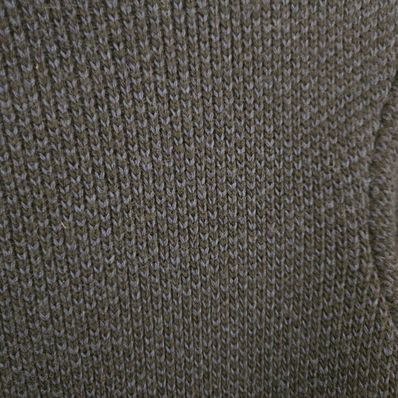 Cocogio Made In Italy Navy Mockneck Full Length Wool Blend Coatigan Size M - Picture 3 of 5